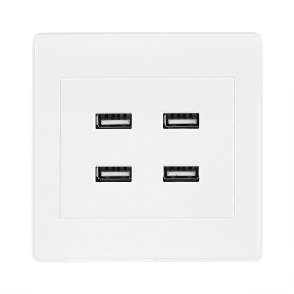 USB charging wall socket panel