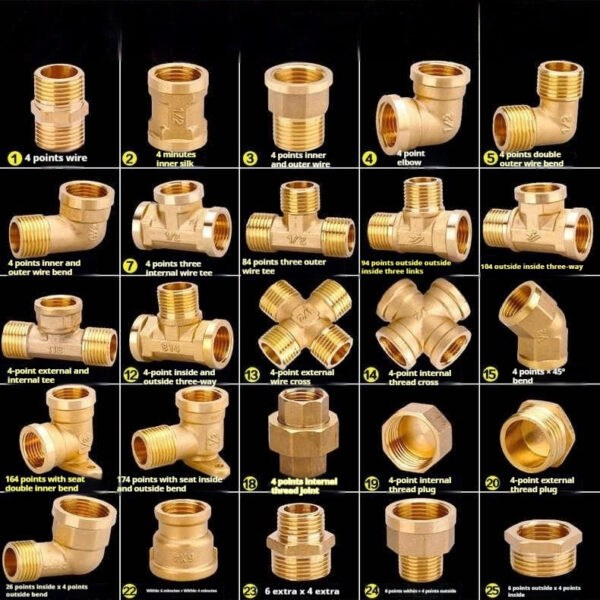 4-tap 6-minute Copper Reducing Pipe Plumbing Accessories