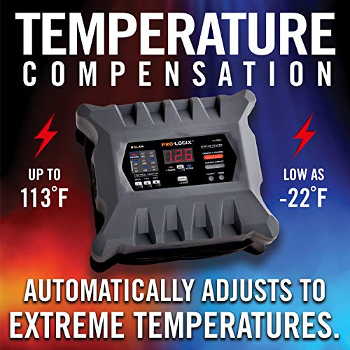 Clore Automotive PL2320 20-Amp Fully-Automatic Smart Charger, 6V and 12V Battery Charger, Battery Maintainer, and Stable Power Supply with Temperature Compensation - Image 5