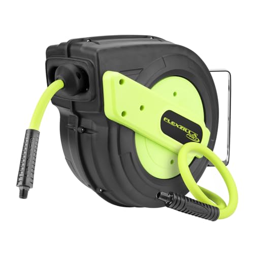 Flexzilla Pro Enclosed Plastic Retractable Air Hose Reel, 3/8" x 50' - Image 2