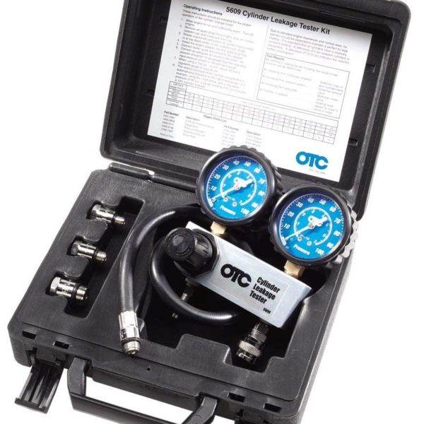 OTC 5610 Professional Transmission and Engine Oil Pressure Tester Kit - Capable of Both Static and On-Road Testing