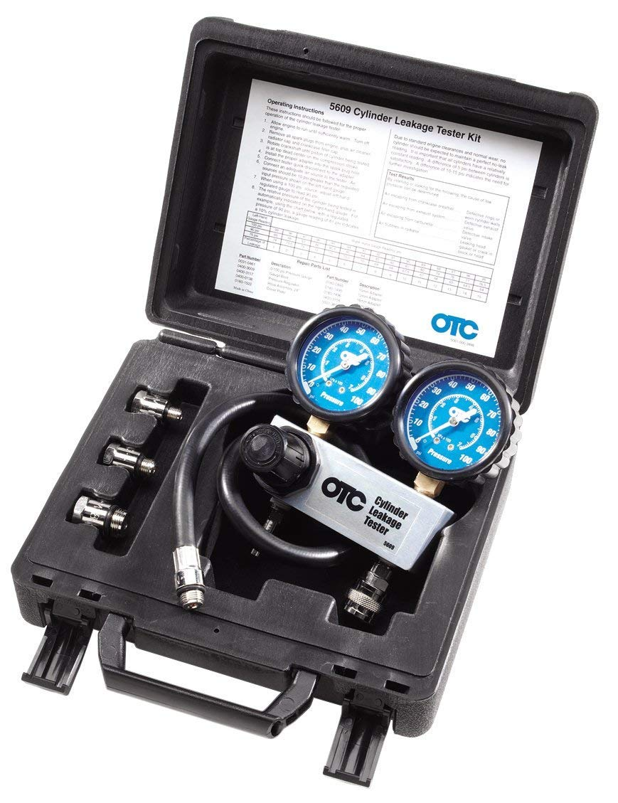 OTC 5610 Professional Transmission and Engine Oil Pressure Tester Kit - Capable of Both Static and On-Road Testing